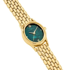 CODHOR Montre Suzanne Vert cadran doré fond vert bracelet alliage doré Hot