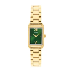 CODHOR Montre Suzy 2 Vert cadran doré fond vert bracelet acier doré Online
