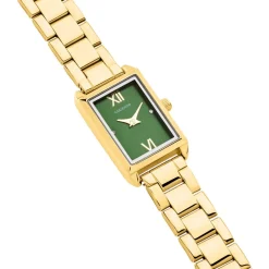 CODHOR Montre Suzy 2 Vert cadran doré fond vert bracelet acier doré Online