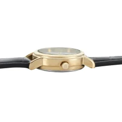 CODHOR Montre Veronique Blanc cadran doré fond blanc bracelet synthétique noir Sale