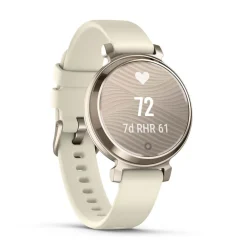 GARMIN Montre Connectée Lily 2 Crème cadran cr&egrave;me fond cr&egrave;me bracelet silicone cr&egrave;me Discount
