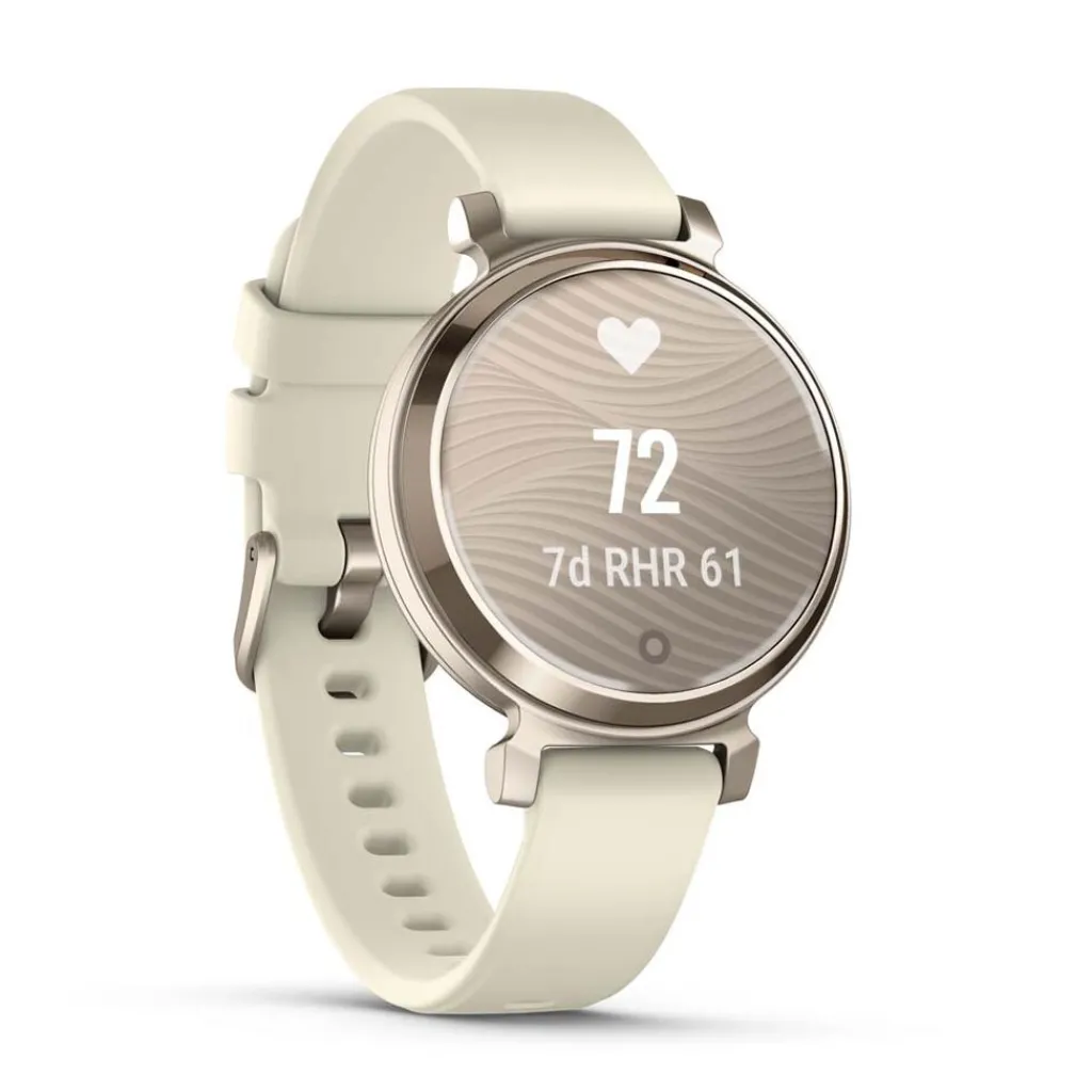 GARMIN Montre Connectée Lily 2 Crème cadran crème fond crème bracelet silicone crème Discount