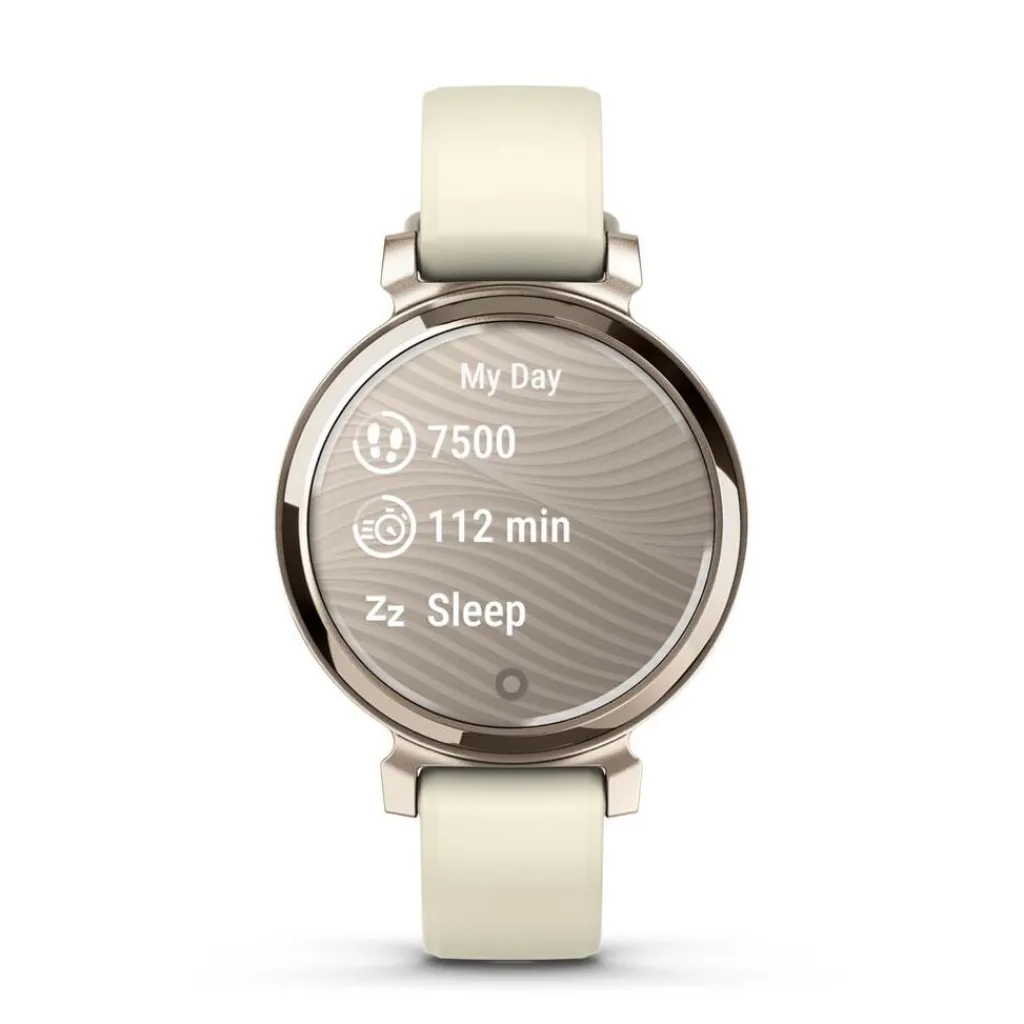 GARMIN Montre Connectée Lily 2 Crème cadran crème fond crème bracelet silicone crème Discount