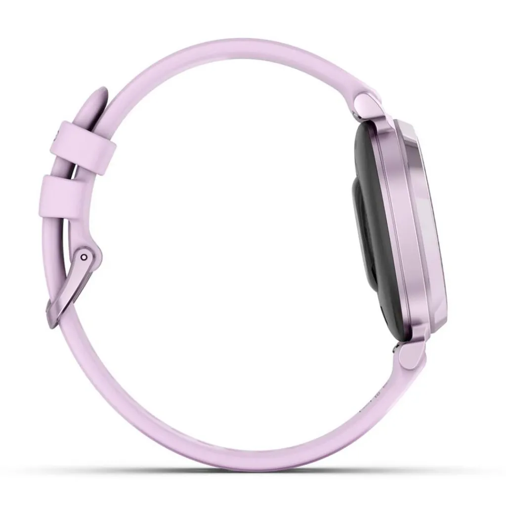 GARMIN Montre Connectée Lily 2 Mauve cadran mauve fond mauve bracelet silicone mauve Best
