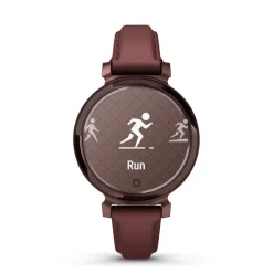 GARMIN Montre Connectée Lily 2 Marron cadran marron fond marron bracelet cuir marron Outlet