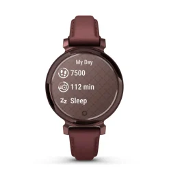 GARMIN Montre Connectée Lily 2 Marron cadran marron fond marron bracelet cuir marron Outlet