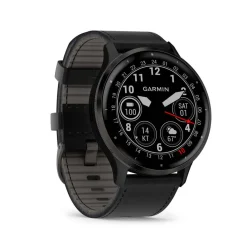 GARMIN Montre Connectée Venu 3 cadran noir bracelet cuir noir Online