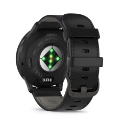 GARMIN Montre Connectée Venu 3 cadran noir bracelet cuir noir Online