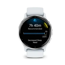GARMIN Montre Connectée Venu 3 cadran blanc bracelet silicone blanc Outlet