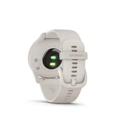 GARMIN Montre Connectée Vivomove Trend cadran ivoire fond personnalisable bracelet silicone ivoire Outlet