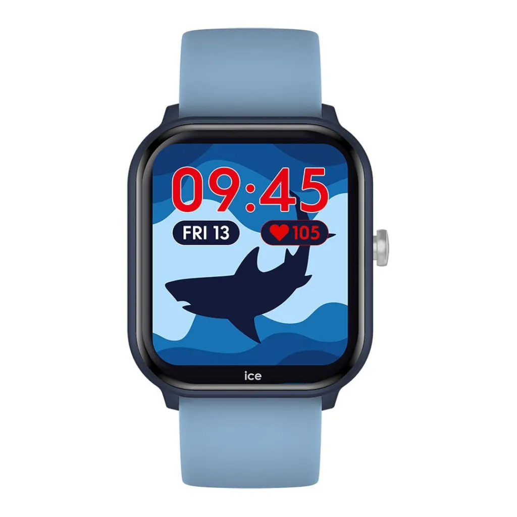 ICE WATCH Montre Connectée Smart Junior 3.0 cadran bleu bracelet plastique bleu Outlet