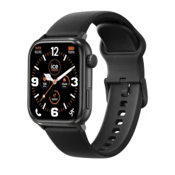 ICE WATCH Montre Connectée Smart 3.0 cadran noir bracelet plastique noir Hot