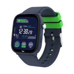 ICE WATCH Montre Connectée Smart Junior 3.0 Find My cadran bleu bracelet silicone bleu Outlet