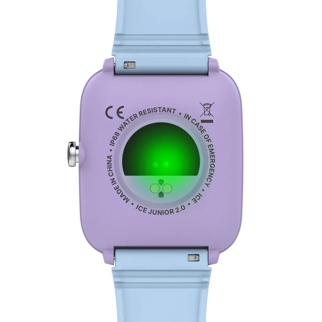 ICE WATCH Montre Connectée Smart Junior 3.0 cadran violet bracelet plastique bleu sky Sale