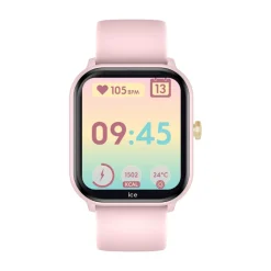 ICE WATCH Montre Connectée Smart Junior 2.0 cadran rose bracelet silicone rose