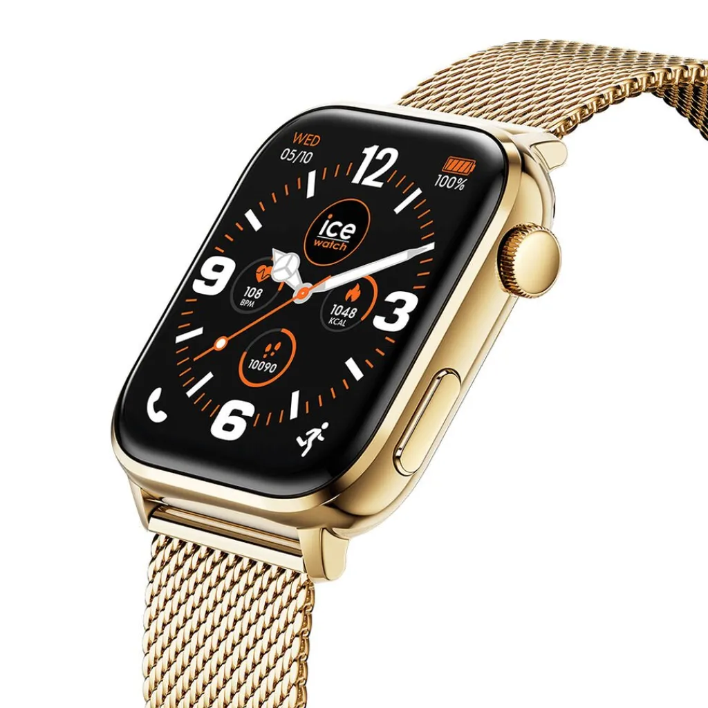ICE WATCH Montre Connectée Smart 3.0 cadran doré bracelet métal doré Outlet