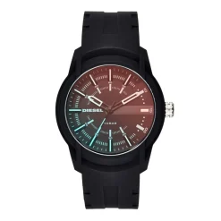 DIESEL Montre Armbar Rig Noir Discount