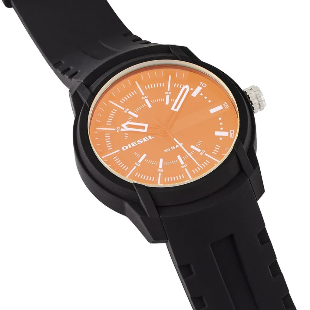 DIESEL Montre Armbar Rig Noir Discount