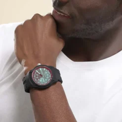 DIESEL Montre Armbar Rig Noir Discount