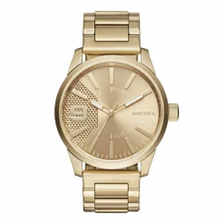 DIESEL Montre Nsbb Champagne cadran doré fond doré bracelet acier doré Sale