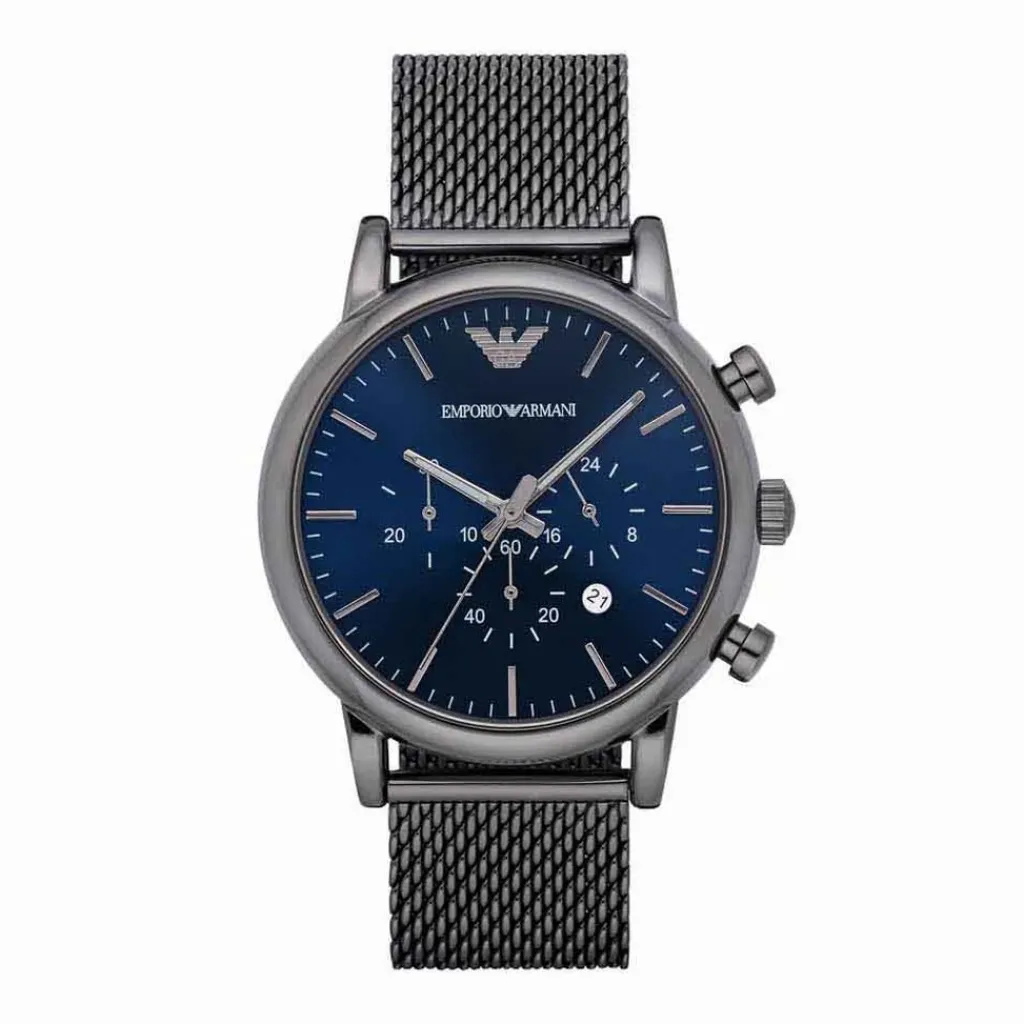 EMPORIO ARMANI Montre Bleu Discount