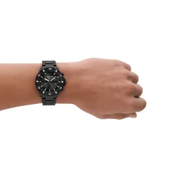 EMPORIO ARMANI Montre Noir cadran noir fond noir bracelet céramique noir Best