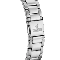 FESTINA Montre Classics Bleu Sky cadran argenté fond bleu sky bracelet acier argenté Sale