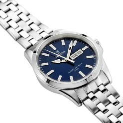 FESTINA Montre Classics Bleu cadran argenté fond bleu bracelet acier argenté Hot