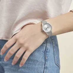 FESTINA Montre Mademoiselle Argent cadran argenté fond argenté bracelet acier argenté Best