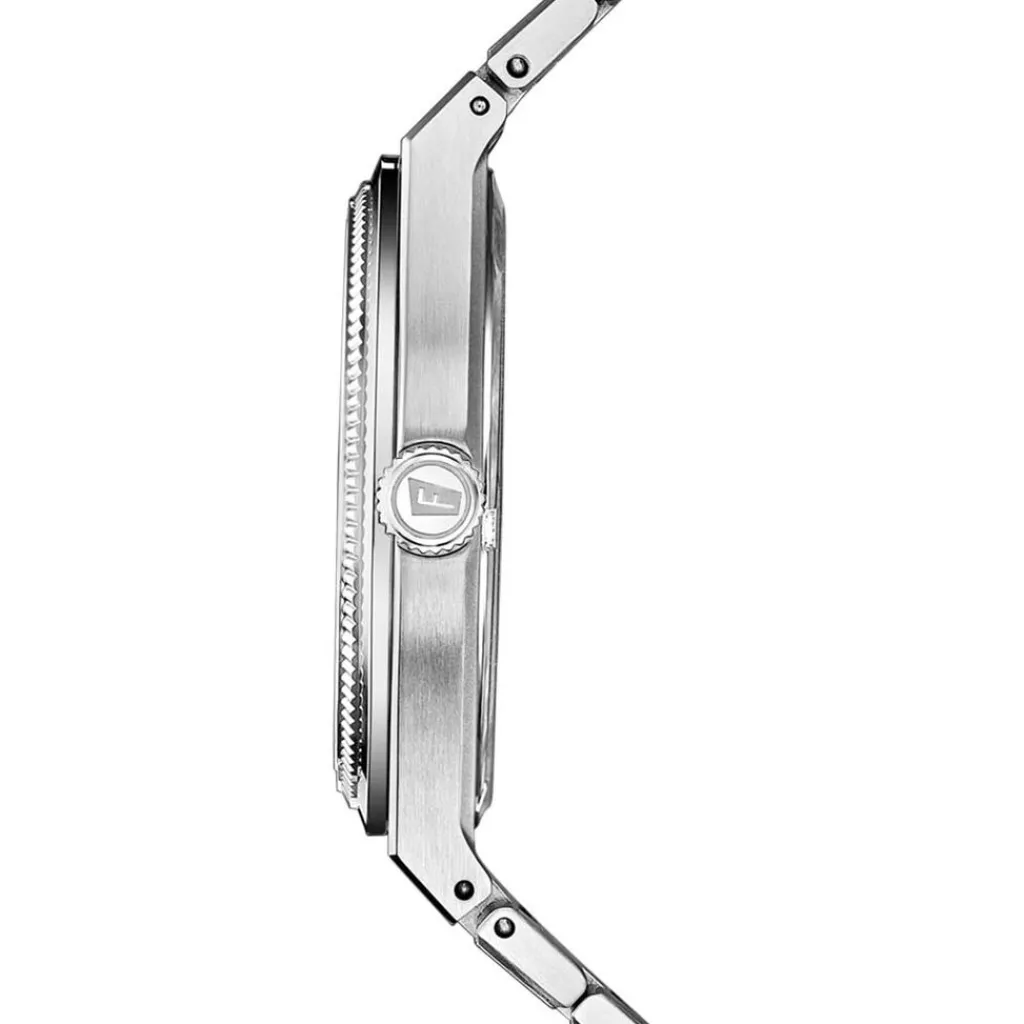 FESTINA SWISS MADE Montre 40 Vert cadran argenté fond vert bracelet acier argenté Online