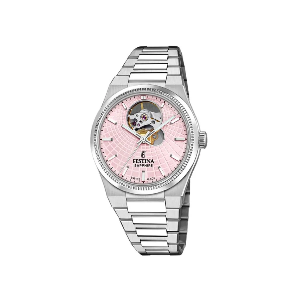 FESTINA SWISS MADE Montre Automatic 35 Rose Hot