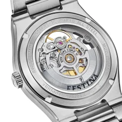 FESTINA SWISS MADE Montre Automatic Squelette 40 Argenté Hot