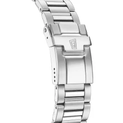 FESTINA Montre Timeless Chronograph Bleu cadran argenté fond bleu bracelet acier argenté Clearance