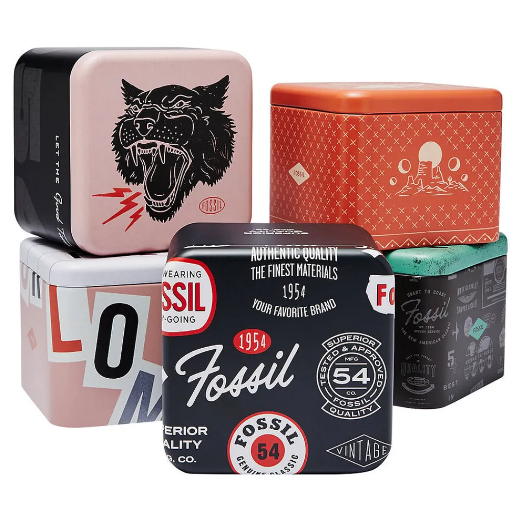 FOSSIL Montre Carlie Blanc cadran doré fond blanc bracelet acier doré Best