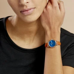 FOSSIL Montre Carlie Mini Bleu Sale