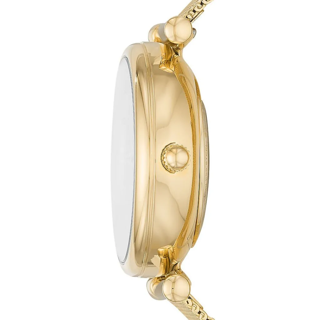 FOSSIL Montre Carlie Mini Me Doré cadran doré fond doré bracelet acier doré Clearance