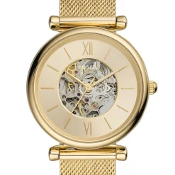 FOSSIL Montre Carlie Mini Me Doré cadran doré fond doré bracelet acier doré Clearance