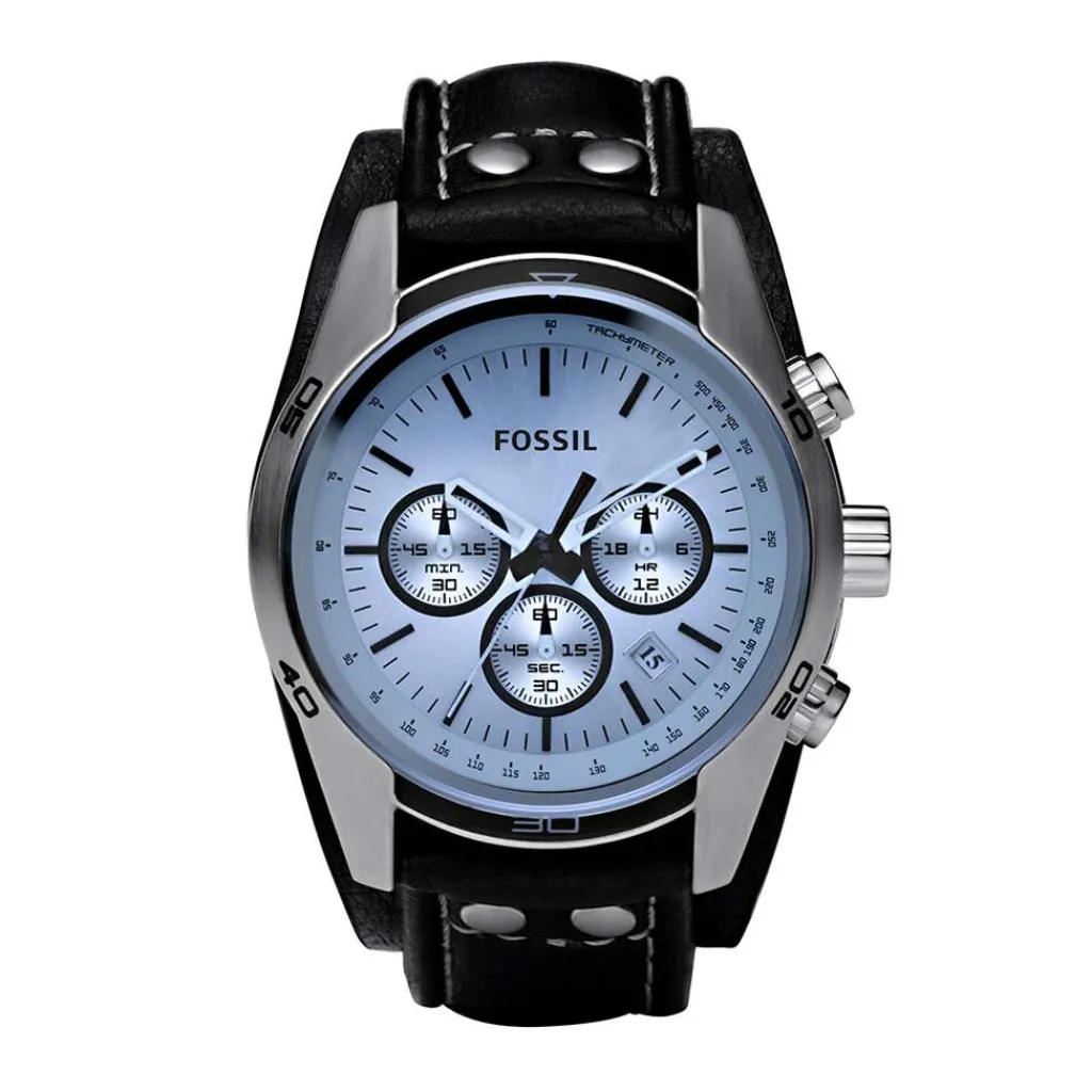 FOSSIL Montre Coachman Bleu Sale