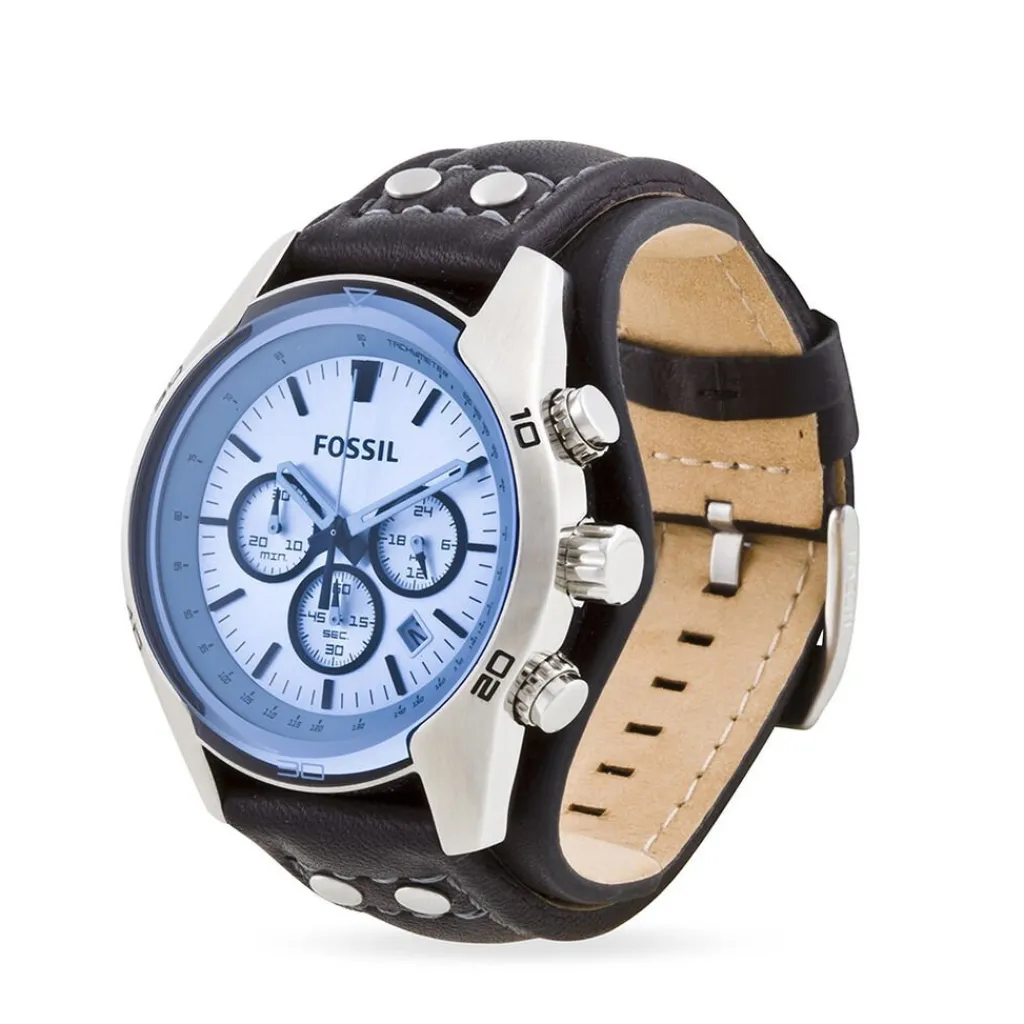 FOSSIL Montre Coachman Bleu Sale