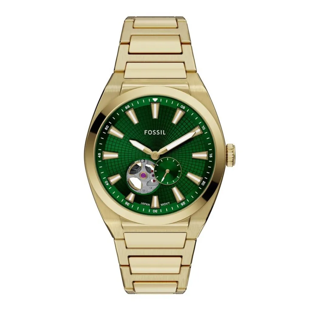 FOSSIL Montre Everett Automatic Vert Sale