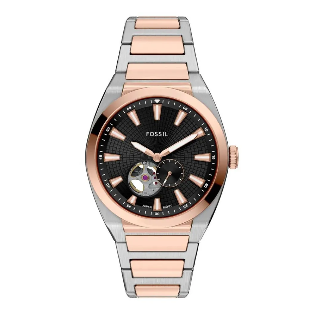 FOSSIL Montre Everett Automatic Noir New