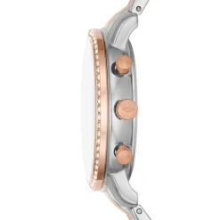 FOSSIL Montre Neutra Nacre cadran argenté fond nacre bracelet acier bicolore Outlet
