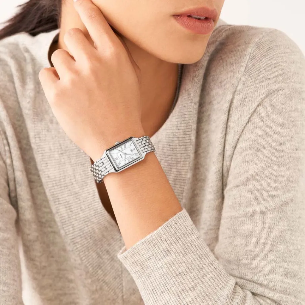 FOSSIL Montre Raquel Argenté cadran argenté fond argenté bracelet acier argenté Online