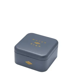 FOSSIL Montre Watch Ring Blanc cadran argenté fond blanc bracelet acier argenté Online