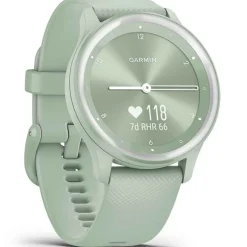 GARMIN Montre Vivomove Sport Vert cadran vert fond vert bracelet silicone vert Online