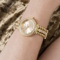 GUESS Montre Gala Doré cadran doré fond doré bracelet acier doré Clearance