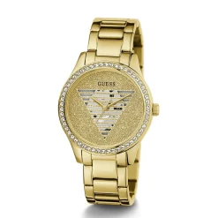 GUESS Montre Lady Idol Champagne cadran doré fond champagne bracelet acier doré Hot