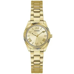 GUESS Montre Mini Luna Champagne cadran doré fond champagne bracelet acier doré Best