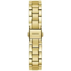 GUESS Montre Mini Luna Champagne cadran doré fond champagne bracelet acier doré Best