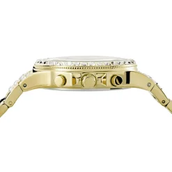GUESS Montre Moonlight Champagne cadran doré fond champagne bracelet acier doré Sale